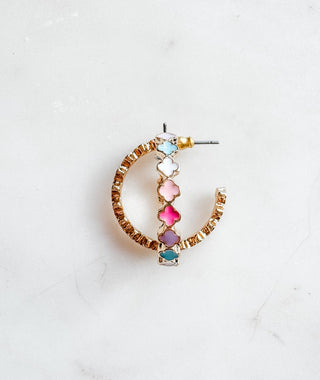 Crazy Talk Hoop Earring - Bray and Em Boutique