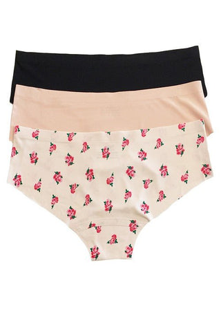 Cream Rose Panty Set - Bray and Em Boutique