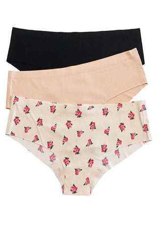Cream Rose Panty Set - Bray and Em Boutique