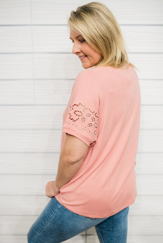 Creative Groove Eyelet Top - Bray and Em Boutique