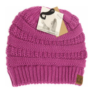 Criss - Cross Knit Beanie - Bray and Em Boutique