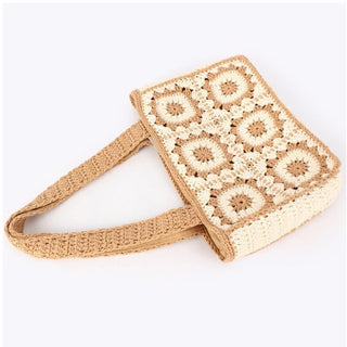 Crochet Floral Tote Bag - Bray and Em Boutique