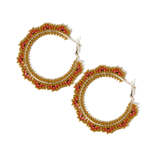Crochet Hoop Earrings - Bray and Em Boutique