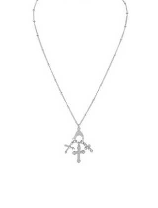 Cross Charm Necklace - Bray and Em Boutique