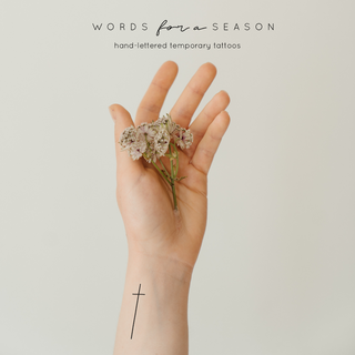 FINAL SALE: Words For A Season - Single Temp Tattoos