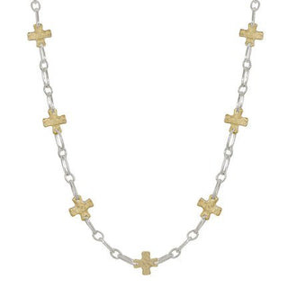 Crossroads Mixed Metal Necklace - Bray and Em Boutique