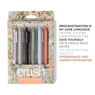CRUSH Warmest Regards Quote Pen Set - Bray and Em Boutique