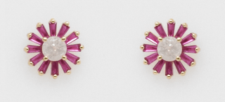 Crystal Flower Stud Earrings - Bray and Em Boutique