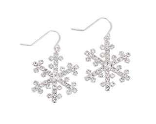 Crystal Flurry Snowflake Earring - Bray and Em Boutique