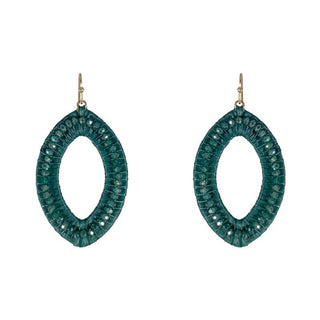 Crystal Marquise Raffia Earrings - Bray and Em Boutique