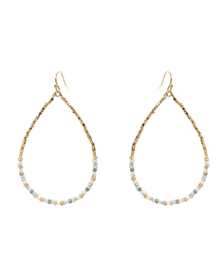 Crystal Teardrop Earrings - Bray and Em Boutique