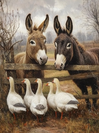 Curious Donkeys Print and Frame - Bray and Em Boutique