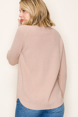 Go-To Dynamite Waffle Textured Sweater