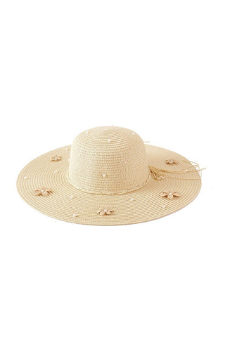 Daisy Pearl Floppy Sun Hat - Bray and Em Boutique