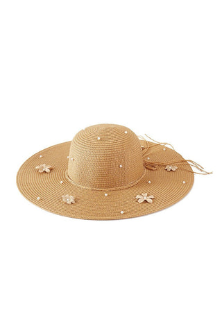 Daisy Pearl Floppy Sun Hat - Bray and Em Boutique