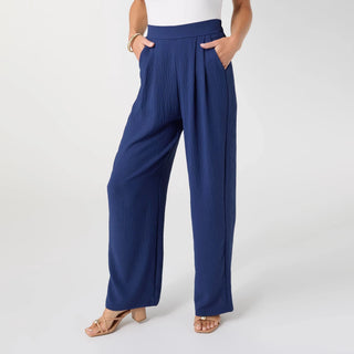 Daphne Flowy Pleat Front Pant with Pockets - Bray and Em Boutique
