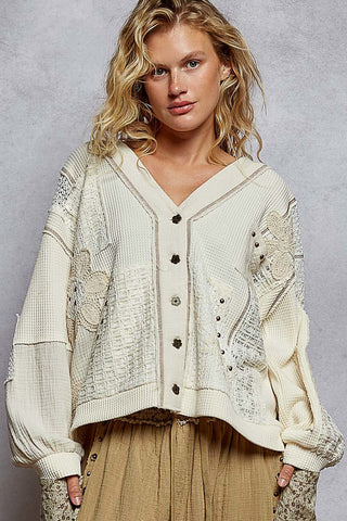 Daylight Glimmer Hooded Top - Bray and Em Boutique