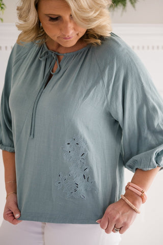 Dearest Dream Embroidered Top - Bray and Em Boutique