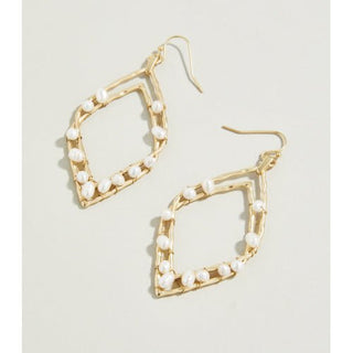Deco Drama Beaded Pearl Earrings - Bray and Em Boutique