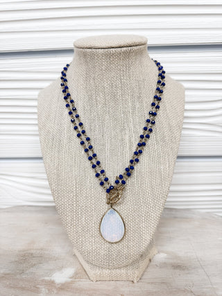 Delicate Journey Bead And Pendant Double Necklace - Bray and Em Boutique
