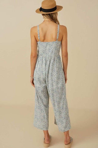Designer Merge Floral Jumpsuit - Bray and Em Boutique