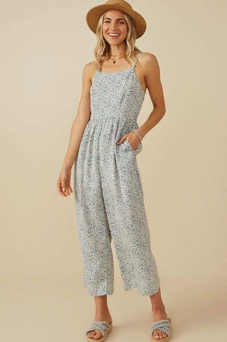 Designer Merge Floral Jumpsuit - Bray and Em Boutique