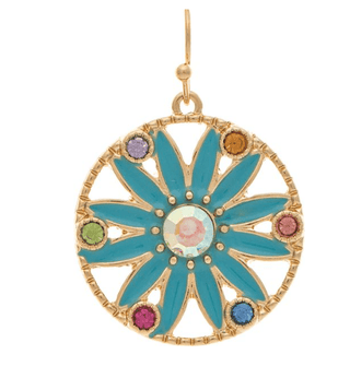 Disco Daisy Gem Earring - Bray and Em Boutique