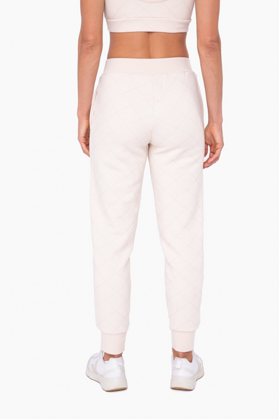 Slay The Day Quilted Joggers