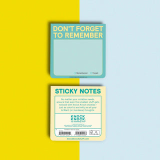 Don’t Forget to Remember Sticky Note - Bray and Em Boutique