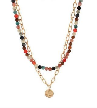 Don't Look Back Two Layer Necklace - Bray and Em Boutique