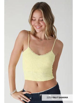 Double Lace Trim Cami - Bray and Em Boutique