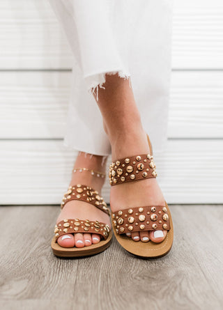 Double Take Sandal - Cognac - Bray and Em Boutique