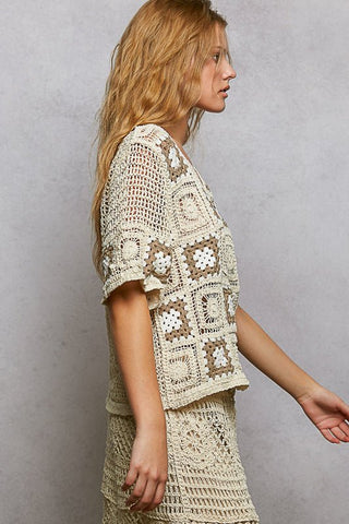 Drift Into A Dream Crochet Sweater - Bray and Em Boutique