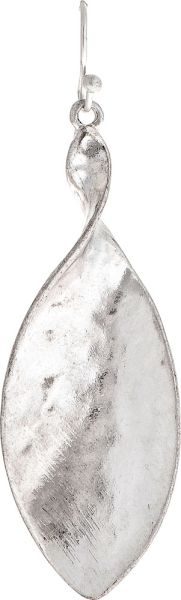 Twisted Ellipse Metal Earring