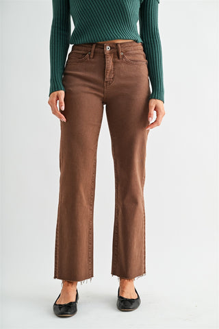 MICA DENIM: Everyday Tummy-Tuck Straight Jeans