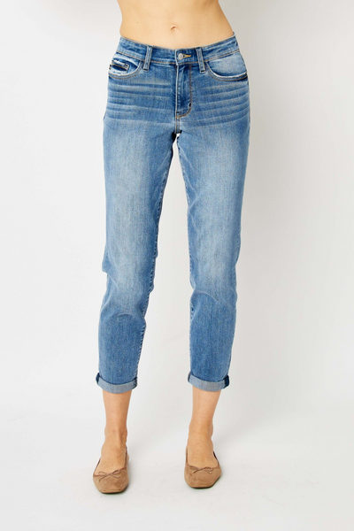 Judy Blue MR Perfect Everyday Cuffed Jeans