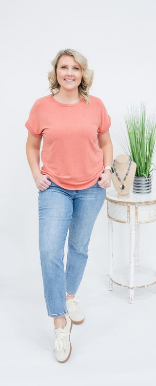 Easy On Me Terry Top - Bray and Em Boutique
