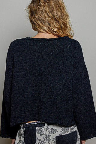 Easy Tide Crop Sweater - Bray and Em Boutique