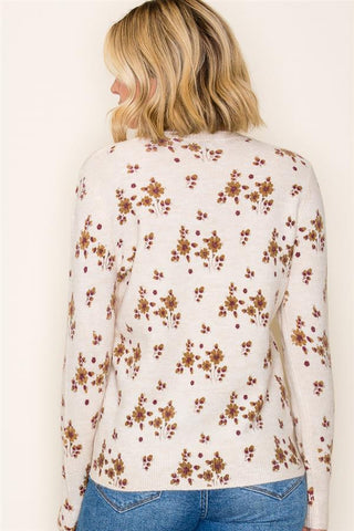 Easy To Love Floral Sweater - Bray and Em Boutique