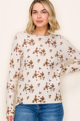 Easy To Love Floral Sweater - Bray and Em Boutique