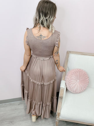 Elegant Darling Tiered Maxi Dress - Bray and Em Boutique