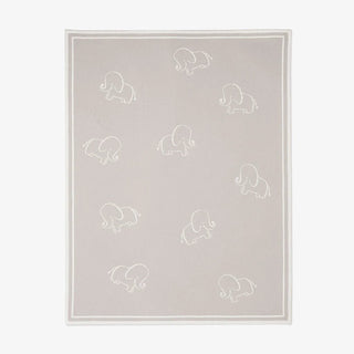 Elephant Cotton Knit Blanket - Bray and Em Boutique