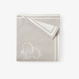 Elephant Cotton Knit Blanket - Bray and Em Boutique