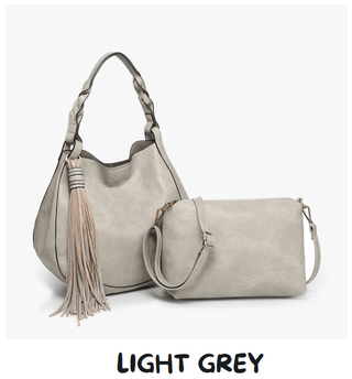 Eloise Large Tassel Hobo - Bray and Em Boutique