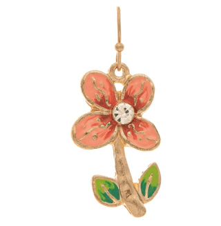 Enamel Flower Earring - Bray and Em Boutique