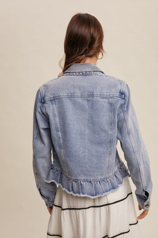 End The Discussion Denim Jacket - Bray and Em Boutique