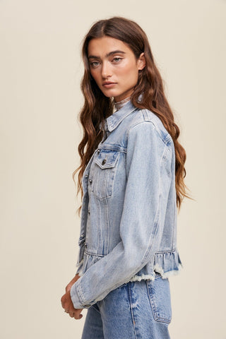 End The Discussion Denim Jacket - Bray and Em Boutique