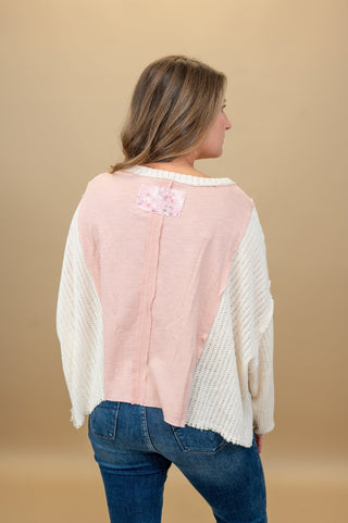 Endless Thoughts Floral Patch Top - Bray and Em Boutique