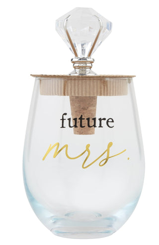 Engaged Wine Glass & Stopper Sets - Bray and Em Boutique