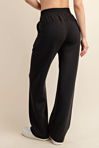 Ensure My Comfort Scuba Straight Pants - Bray and Em Boutique